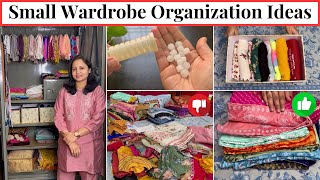 10 Wardrobe Organization Hacks  Space amp Money Saving Wardrobe Organization Ideas  Urban Rasoi [upl. by Ger]