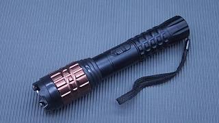 S09 Stun Gun  LED Flashlight  ZOOM  Battery  AC  Car Charger [upl. by Katie735]