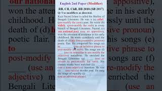 Modifier Board2018 RB CB ChB BB Part21 english modifier hsc spokenenglish englishgrammar [upl. by Adao]