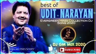 Dj Gm mixudit Narayan special Romantic nonstop song 2020old hindi romantic nonstop song dj [upl. by Niamart]