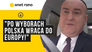 quotPolska od dzisiaj wraca do rodziny Europejskiejquot Michał Kobosko w programie Onet Rano [upl. by Gothar]