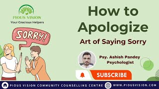 how to apologize  the art of saying sorry  a practical guide [upl. by Michele]