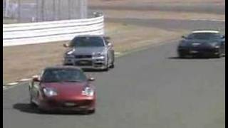 PORSCHE 996 Turbo VS Ferrari F360 VS NISMO GTR34 450HP [upl. by Alleram]