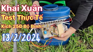 Khai Xuân Kích Cá 25Đ Phiên Bản 2024 Chuyên Rô Phi  Máy Kích Cá Chung Đội Hưng Yên [upl. by Eendyc]