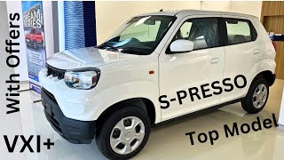 New SPresso VXI Top model  Full Review and all features spresso2024 suzukimodel suzuki yt [upl. by Faydra]