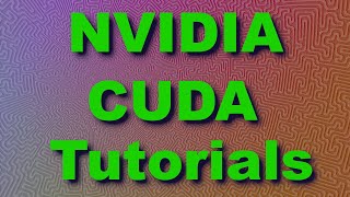 NVIDIA CUDA Tutorial 8 Intro to Shared Memory [upl. by Sanfo615]