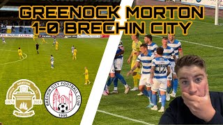 GREENOCK MORTON 10 BRECHIN CITY  MATCHDAY VLOG [upl. by Leviralc]