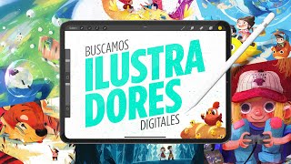 🖍️ Buscamos ILUSTRADORES digitales para libros INFANTILES personalizados enfocados a niños y adultos [upl. by Orling]