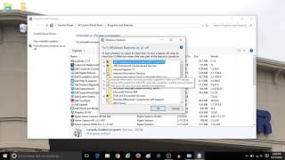 How to Turn Windows Features On or Off in Windows 10 [upl. by Nalhsa]