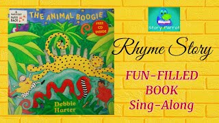 THE ANIMAL BOOGIE  A BAREFOOT PAPER BACK Kids Rhyme Book Sing Along Ep 1026 yr Story Parrot [upl. by Annodal]