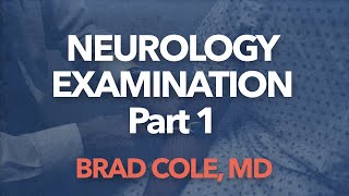 Neurology Examination part 1 [upl. by Spoor53]