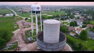 Waukee Water Tower Sunset 51324 2of2 [upl. by Neelyar600]