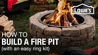 How To Build a Fire Pit wa Ring Kit [upl. by Russ]