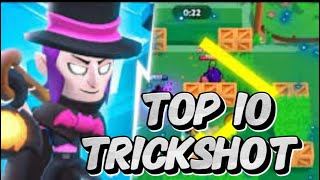 TOP 10 TRİCKSHOT MORTİS 💥👍🏼 Brawl Stars [upl. by Puett]