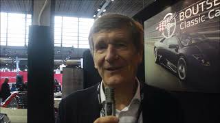 Boutsen Classic Cars  Présent au salon Rétromobile il nous parle des 24heures du Mans [upl. by Siraved]