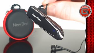 NEW BEE LCB41 Bluetooth Hands Free Headset Review [upl. by Carolan431]