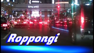 大渋滞で東京Xmasイルミネーション【大渋滞ノーカット】赤坂サカス➡六本木へ抜け道➡外苑東通り大渋滞➡六本木➡東京ミッドタウン内➡六本木路地裏➡六本木けやき坂➡西麻布2丁目路地裏➡南青山路地裏➡表参道 [upl. by Els319]