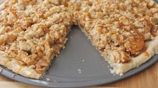 Caramel Apple Crisp Pizza Recipe Dessert Pizza [upl. by Dietz]