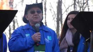 Holocaust Survivors Chant Mourners Kaddish for the Six Million  2013 March of the Living Ceremony [upl. by Nilrah]