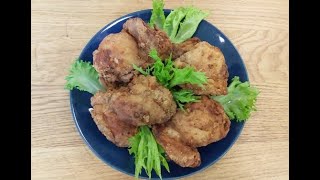 Boneless Chicken Thigh Fried and Crispy My Own Recipe Mukbang [upl. by Aterg]