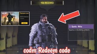 cod Mobile Redeem code 2024  Call Of duty Mobile Redeem code  codm Redeem code 2024 [upl. by Hugues]