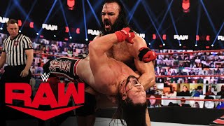 Drew McIntyre vs AJ Styles – Gauntlet Match Raw Feb 15 2021 [upl. by Ativet438]