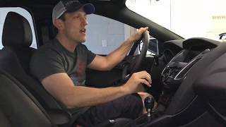 Dont hurt your transmission Easy Shift Knob Install Focus RS  Raitis Rides [upl. by Welcy]