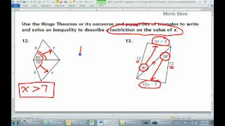 Find X Using Hinge Theorem [upl. by Zeiger]