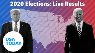 WATCH Election results for Trump Biden and key swing state races  USA TODAY [upl. by Annor]