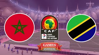 Morocco vs Tanzania  Cup African Qualifiers 2024  eFootball PES Gameplay PC HD [upl. by Doro]