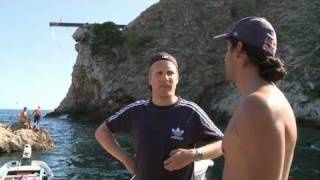 Red Bull Cliff Diving 2009 Croatia  Oliver Pocher [upl. by Ettesoj991]