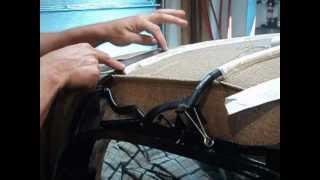 Karmann Ghia  Convertible Top Installation  Part 2  Headliner [upl. by Wiener]