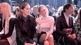 Cressida Bonas at Dior Haute Couture Fashion Show in Paris [upl. by Ahsilrae]