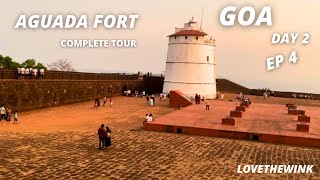 Must Visit Aguada Fort Goa Complete tour history facts tickets how to reach stay amp food  EP4 [upl. by Esilanna]