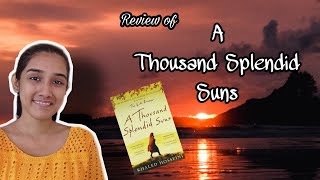 A Thousand Splendid Suns Book Review in Malayalam [upl. by Frieder]