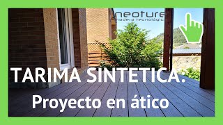 ⭐PROYECTO TARIMA SINTETICA✅ Pulsa y mira el resultado final en una terraza de exterior [upl. by Baum]