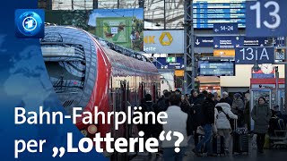 Medienbericht Große Probleme mit Fahrplänen der Deutschen Bahn [upl. by Dugald]