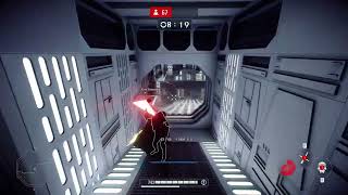 SWBF2 Arcade Onslaught Kylo Ren Death Star II Gameplay [upl. by Philbrook]