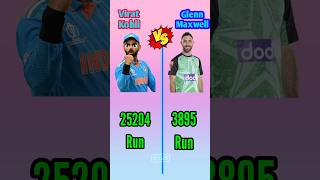 Virat Kohli vs Glenn Maxwell❓ shorts ytshorts viratkohli cricket maxwell ipl comparison [upl. by Valsimot]