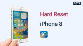 How to Hard Reset iPhone 8 iOS 16 amp iOS 17 [upl. by Rosmunda]