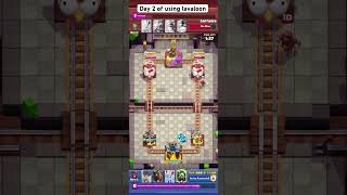 Day 2 of using lavaloon clashroyale lavaloon [upl. by Itaws76]