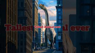 This is the tallest animal ever you dont know existed 🌎 shortvideo trends extinctanimals [upl. by Jenks]