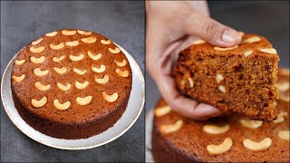 SPONGE amp DELICIOUS DATES CAKE RECIPE  HEALTHY DATES CAKE RECIPE  MAKE CAKE WITH DATES [upl. by Loziram]