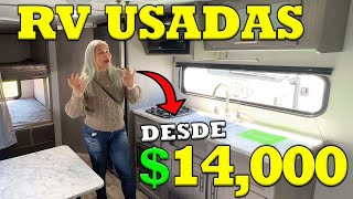 RV Autocaravanas y Motorhome usadas y Económicas para VIVIR y VIAJAR USA 2024 [upl. by Melan780]