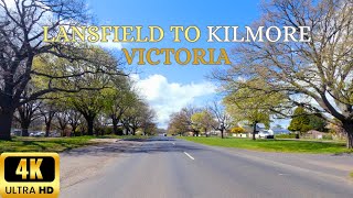 Drive From Lansfield to Kilmore Victoria  Australia  4k UHD Video [upl. by Otsirave]