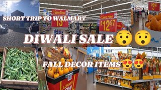 Sale lag Gyi Ji Walmart pr Diwali SALE itne cute fall decor items Canada Home Vlogs [upl. by Dorraj]