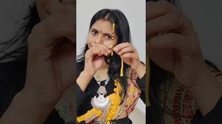 Navratri hairstyle hack 🎉✨hack navratri hairstyle trending [upl. by Bergquist]