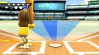 Lets Play Wii Sports 11 Batting Practice Baseball Training [upl. by Eleda299]