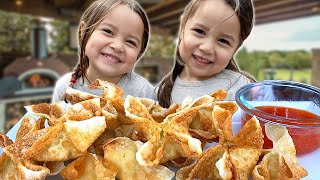 CRAB RANGOON RECIPE Fast amp Easy Appetizer  Mini Phan Club [upl. by Matthus]