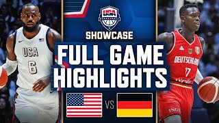 USA vs GERMANY  USAB SHOWCASE  FULL GAME HIGHLIGHTS  July 22 2024 [upl. by Niwde44]